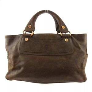 CELINE Tote Bag Boogie Bag Pink Suede Authentic USED T19170